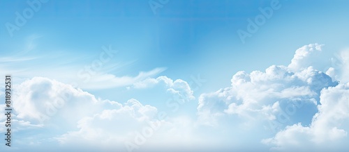 The free included blue sky background offers ample copy space for product or advertising wording design
