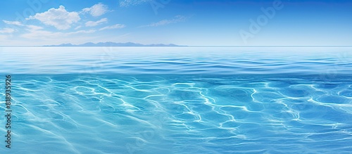 Unwind and enjoy the calming ambiance of the tranquil ocean. Copyspace image