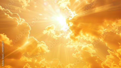 majestic gold sky backgrounds with sunlight outdoors