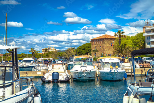 Town of Sainte Maxime waterfront view