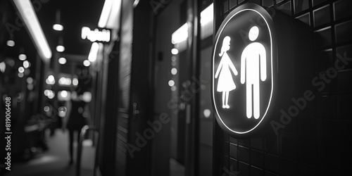 Male-Female Sign, Toilet.