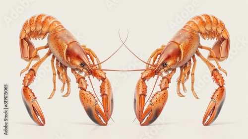 Lobsters and lobsters are crustaceans, inhabitants of the ocean floor and are the object of fishing