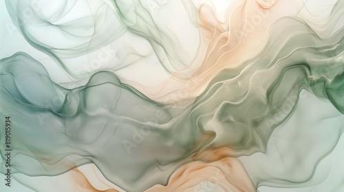 Soft and dreamy light colorful abstract wave background