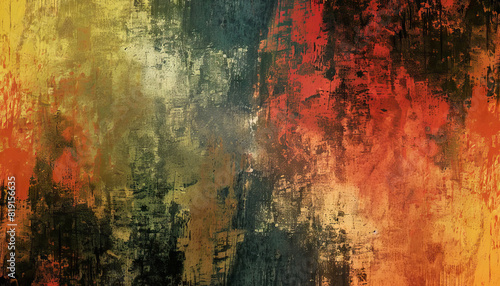 Abstract Digital Artwork with Grunge Texture - Add an edgy look with this abstract digital artwork featuring a grunge texture, perfect for creating a rough and urban style