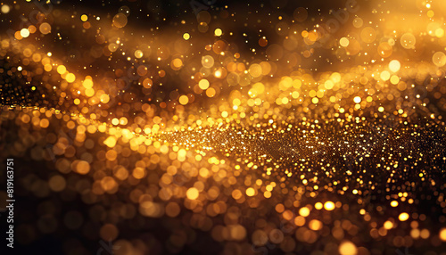 Abstract Background with Glittering Gold Texture - Add a touch of luxury with this abstract background featuring a glittering gold texture, perfect for creating a glamorous and sophisticated look