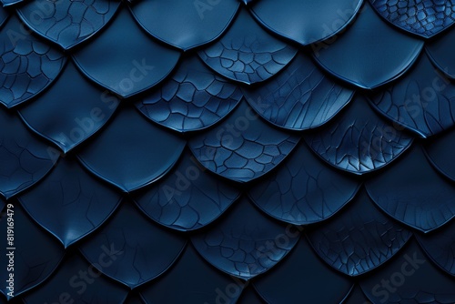 Detailed close up of a blue dragon scale pattern, perfect for fantasy or reptile themed designs