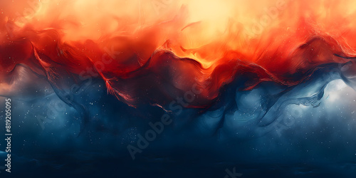 Colorful Abstract Waves Background with Dynamic Motion