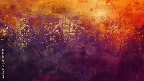 Rich Gradient Texture Background: Dark Orange, Brown, and Purple