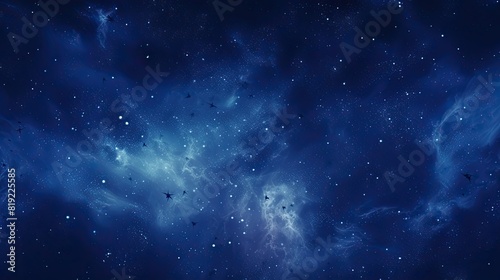 Night sky with stars and nebula as a background