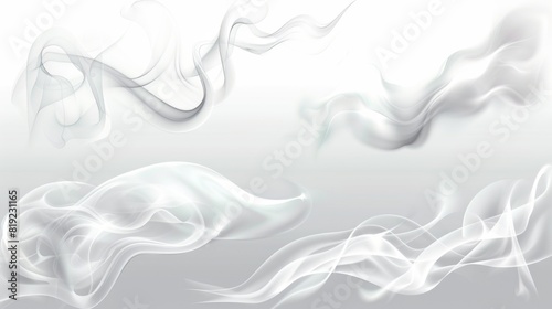 A collection of four unique smoke patterns, ideal for design projects