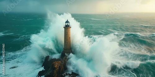 Ocean's Fury: Lighthouse in the Maelstrom