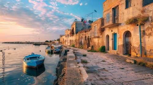 Marzamemi village in the province of Syracuse, in Sicily