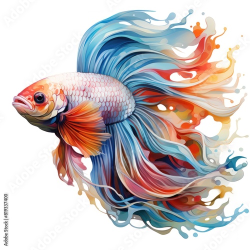 Beautiful betta fish giant multiple colors
