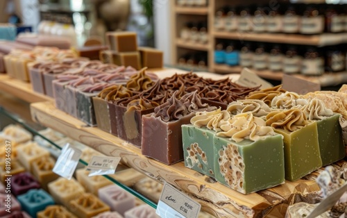 Eco-friendly store with curated selection of handmade soaps and natural skincare products.