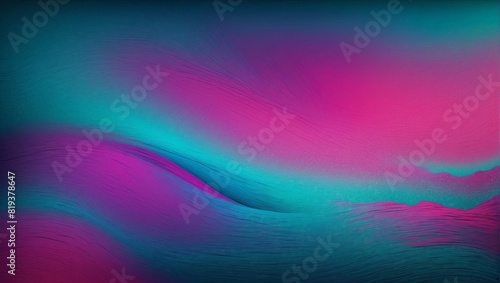 Gradient texture background wallpaper in abstract teal fuchsia colors