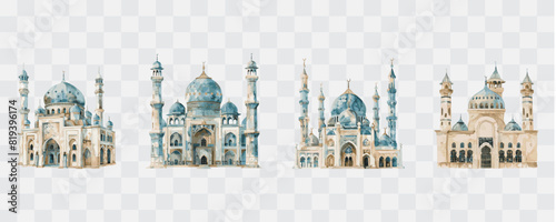 Islam mosque isolated graphic transparent