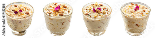 Kheer isolated on transparent png background. Generative ai
