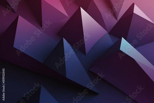 abstract neon Purple geometric simple minimalistic background, which consist of triangles. Triangular pattern with gradient
