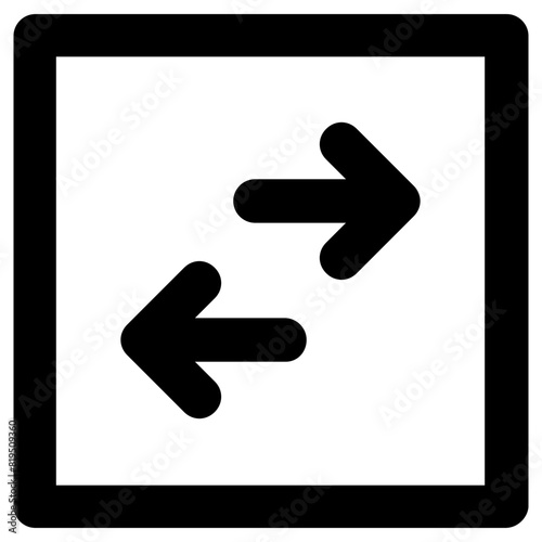 swap icon, simple vector design