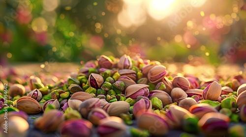 Illustrate the cultural significance of pistachios in traditional cuisine and customs