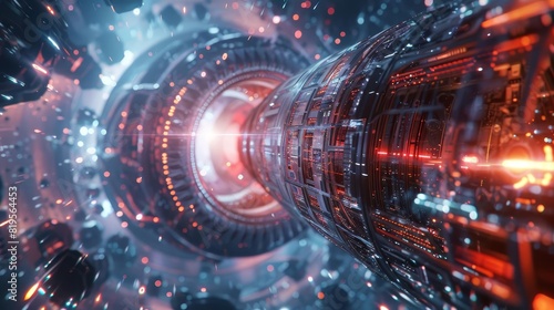 Imagine futuristic space stations harnessing cosmic energy for human needs