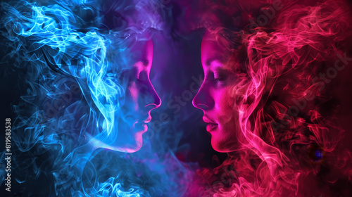 Experience instant emotion sharing through a telepathic link.