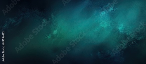A green wave over a deep blue background with white waves