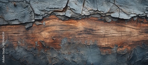 A detailed view of tree bark with copy space image