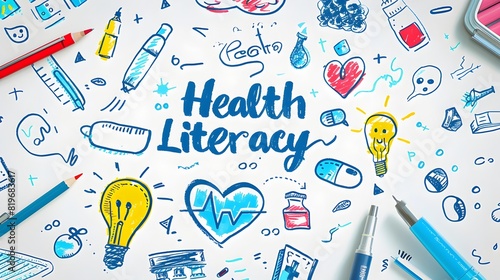 Vibrant Doodles Promoting Comprehensive Health Literacy for All Audiences