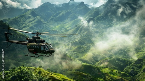 helicopter in Vietnam war