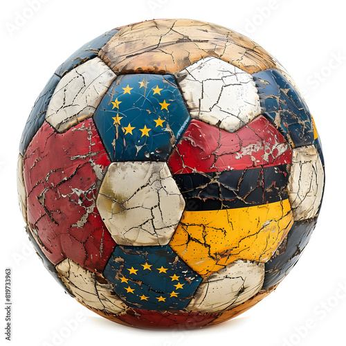 Uefa euro 2024 germany european football championship europe logo on a mobile photomontage in germany isolated on white background, png 