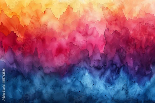 Illustration of colorful watercolor stains background, high quality, high resolution