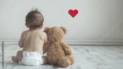 A Baby with Their Teddy Bear