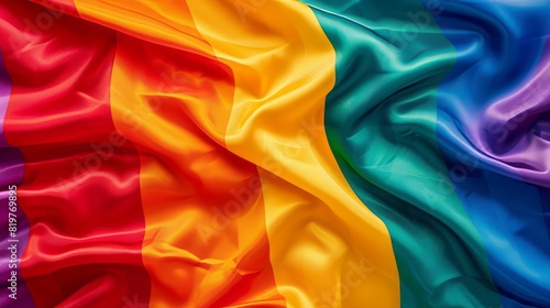 The Rainbow Flag Is A Symbol Of The Lgbtq+ Community. The Flag Was Created In 1978 By Gilbert Baker, A Gay Artist And Activist. The Flag Has Six Colors: Red, Orange, Yellow, Green, Blue, And Purple.