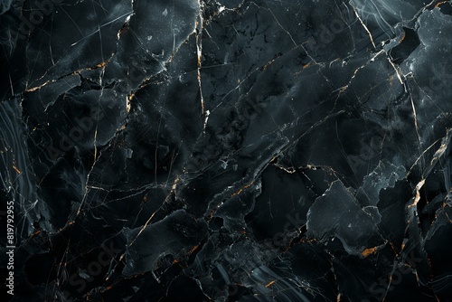 Digital artwork of black background with marble texture, high quality, high resolution