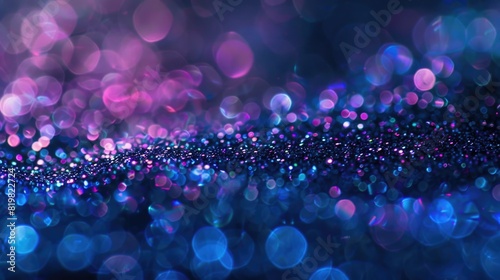 Colorful background with vibrant blue and purple lights, perfect for adding a pop of color to designs