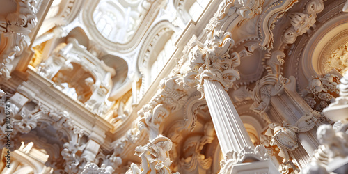 Intricately Designed Ceiling of a Historic Church Interior, Ornate Architectural Details