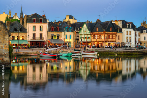 Historical Auray Old town in Morbihan, Brittany, France