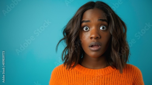 Woman with a Shocked Expression