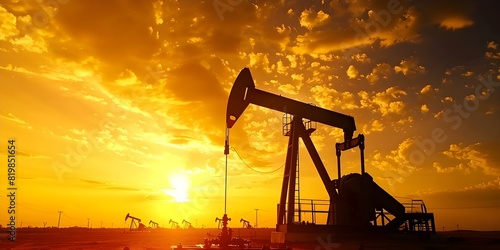 Oil Price Analysis for Investors: Expert Insights and Market Risks. Concept Oil prices, Investments, Market risks, Expert insights, Energy sector