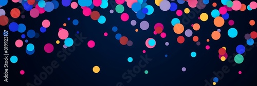 An abstract background with polka dots.