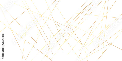 Abstract background with lines. Golden lines on White paper. Line wavy abstract vector technology line pattern background.