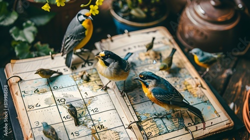 Birding Calendar Showcasing Seasonal Hotspots for Avian Enthusiasts