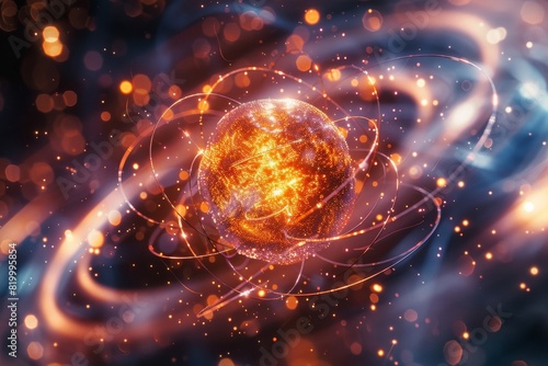 Particle interactions within the quantum realm serve as the fundamental components of substance, guided by the laws of physics.