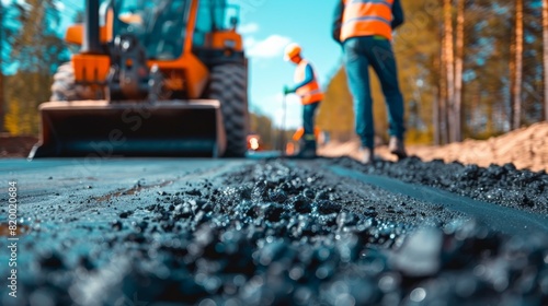 Asphalt road construction and repair