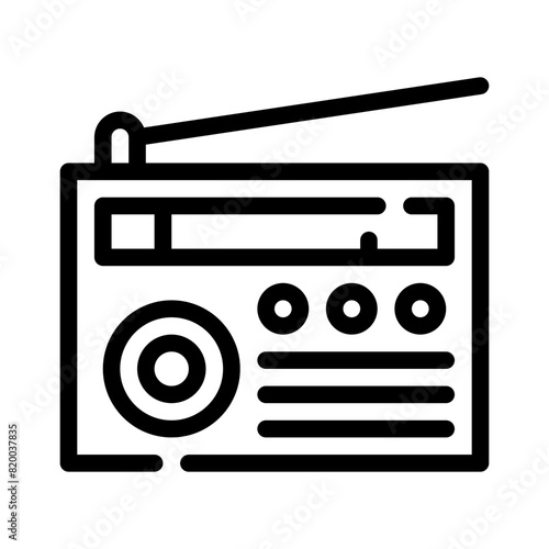 radio line icon