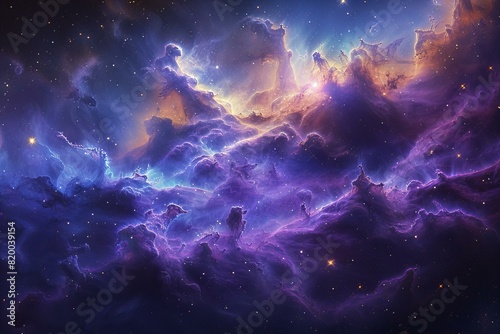 Featuring a one of the nebulas in space, high quality, high resolution