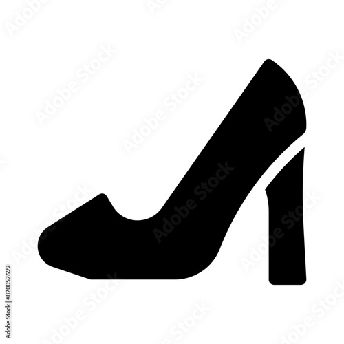 high heels glyph icon