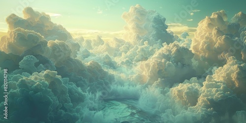 Spectacular Seascape of Clouds