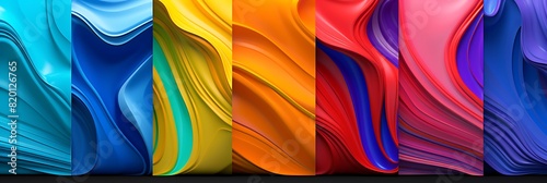 A collection of abstract backgrounds for social media.